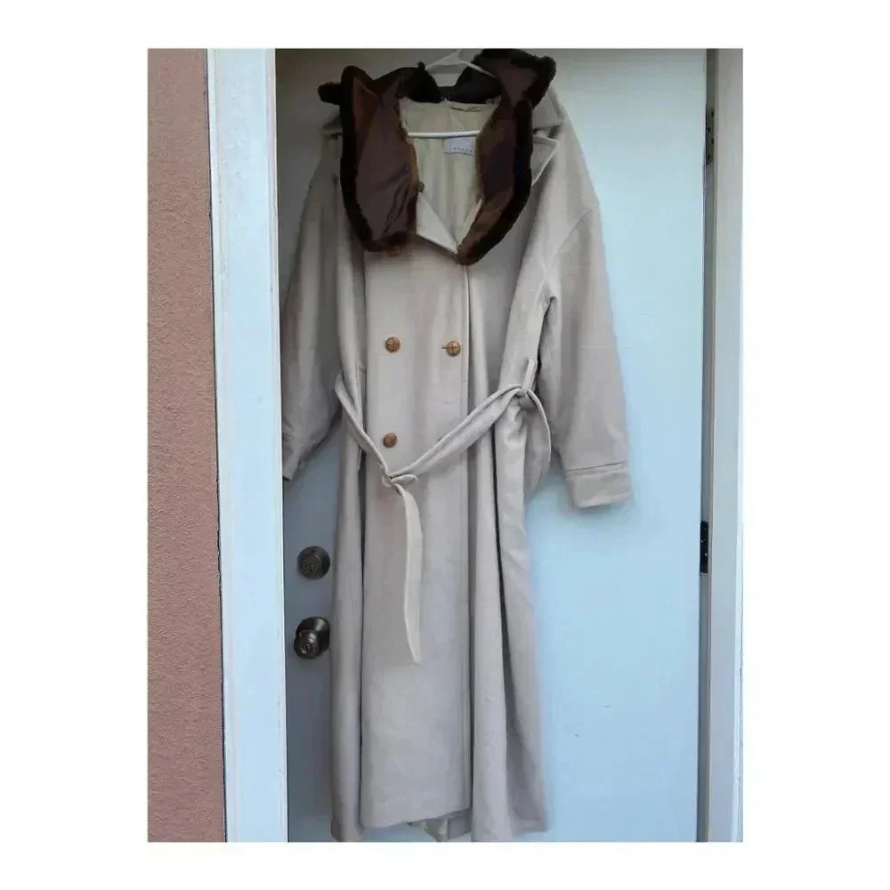 Bogner Germany Trench Coat with detachable fur